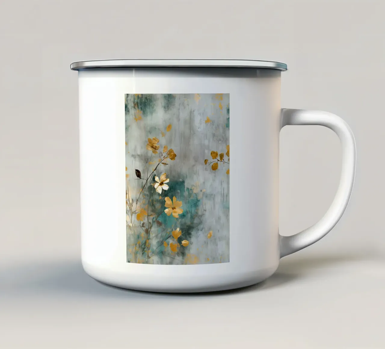 Pittura 6 tazza in smalto da Yaso Design Boho & Botanic