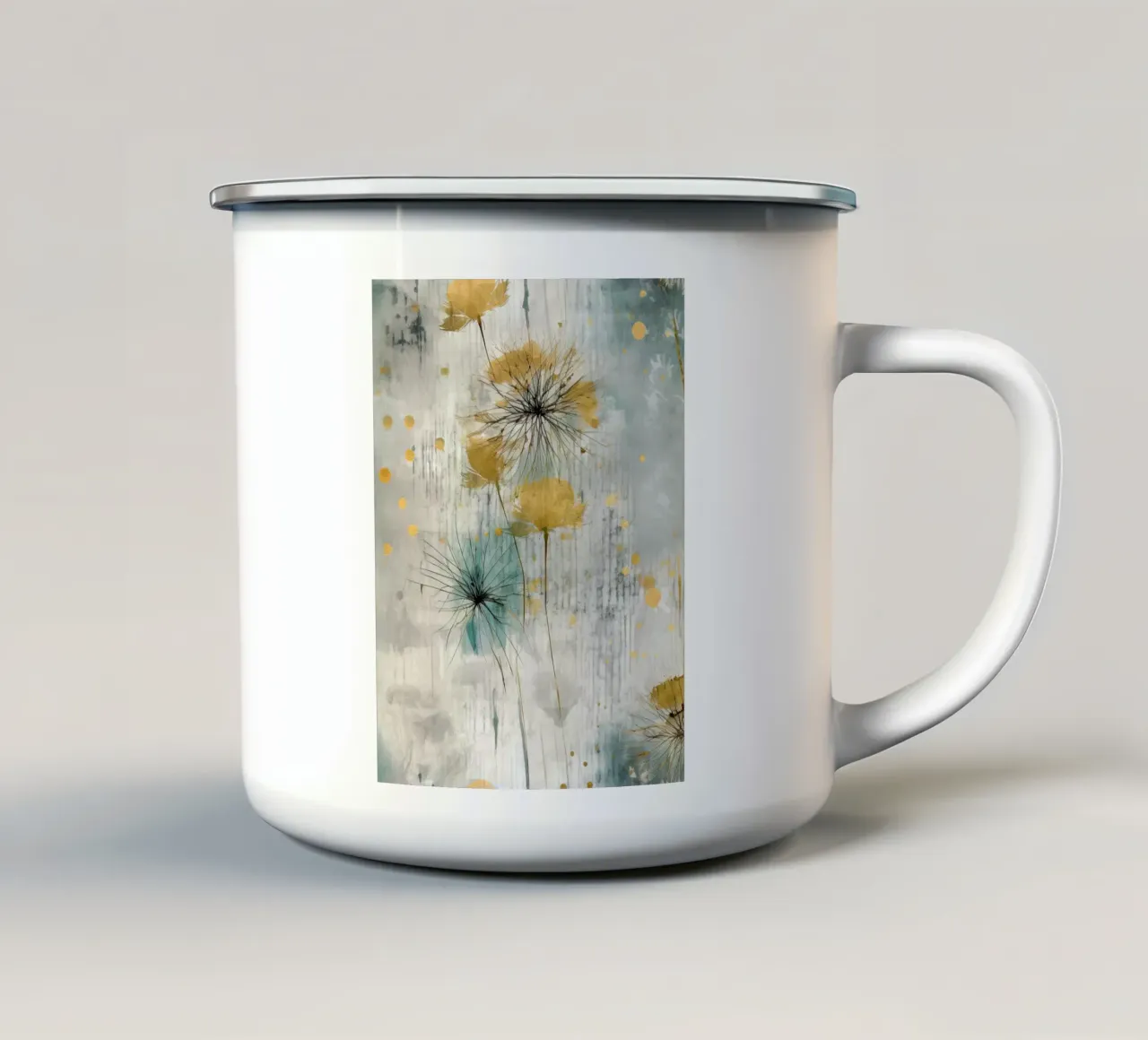 Pittura 7 tazza in smalto da Yaso Design Boho & Botanic