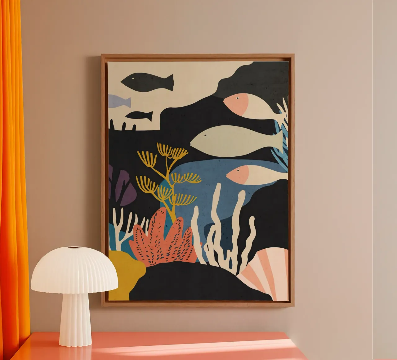 Deep Sea Calm canvas by Gaite