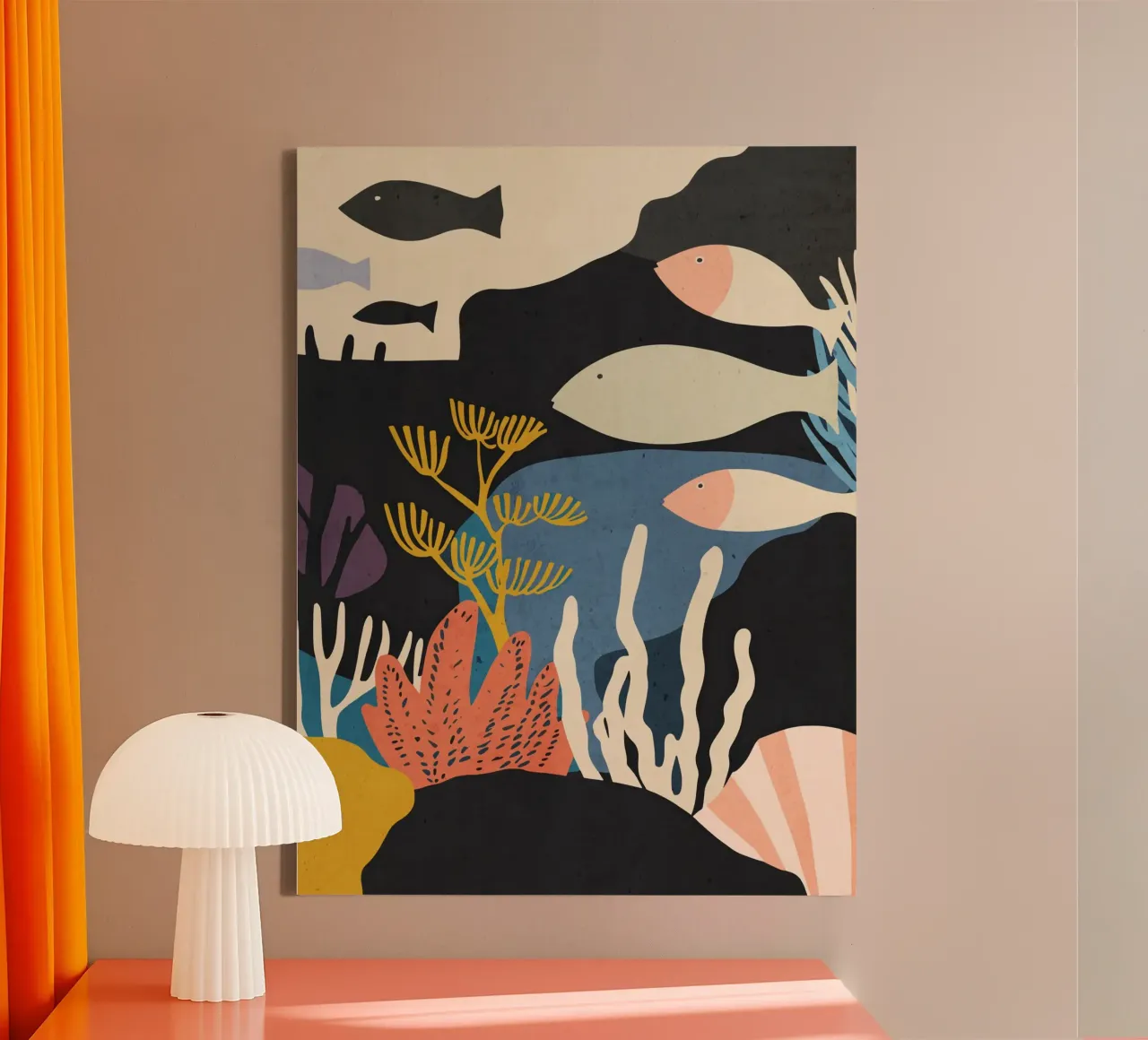 Deep Sea Calm canvas by Gaite