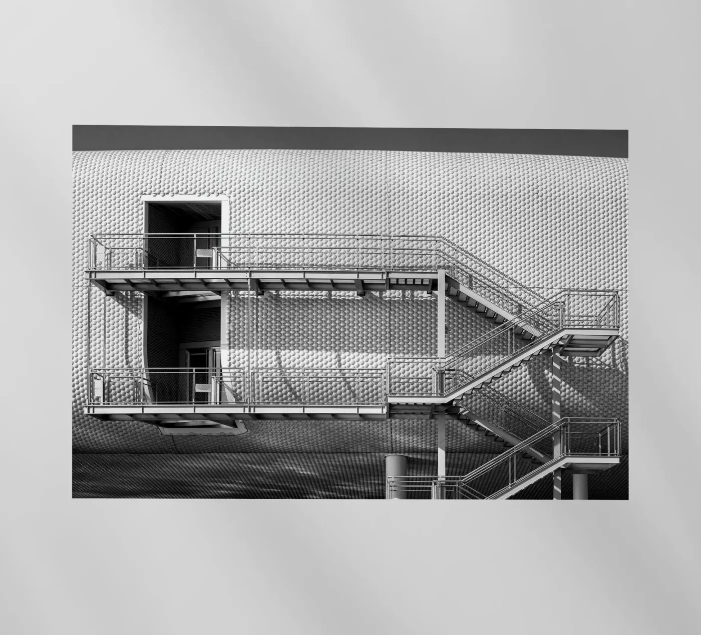 Edificio astratto pellicola backlit da anderm