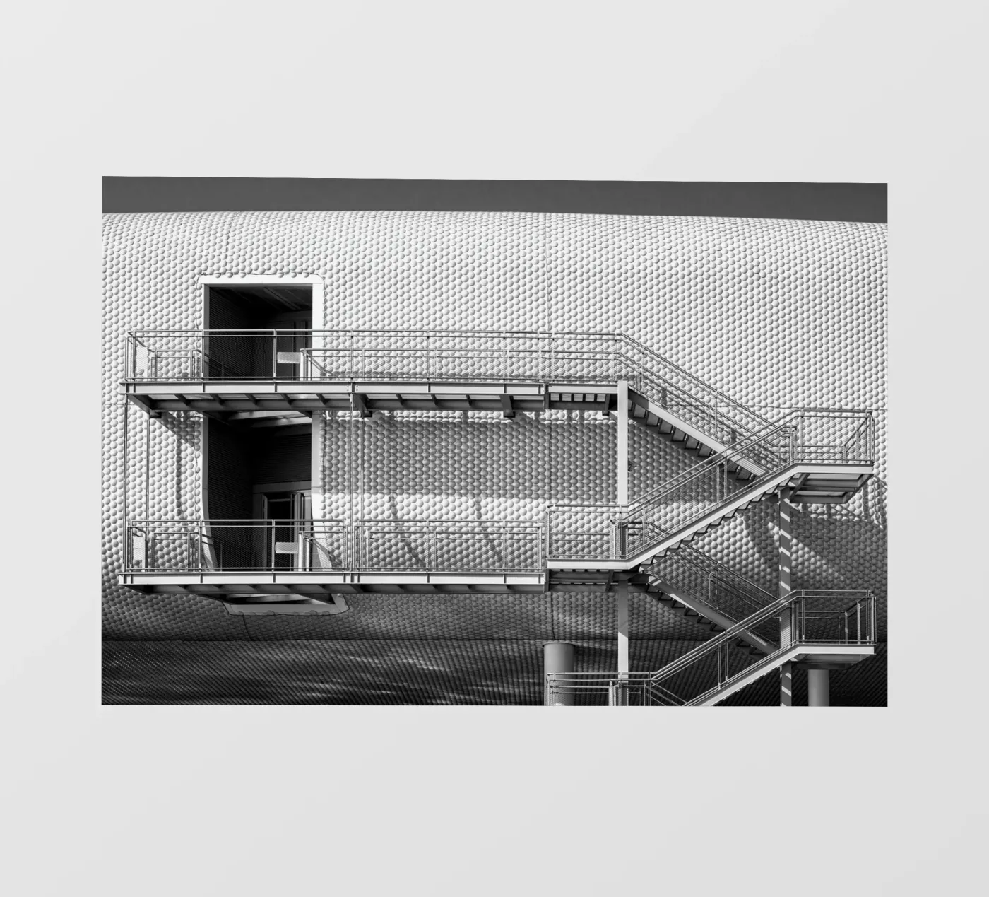 Edificio astratto telo in pvc da anderm