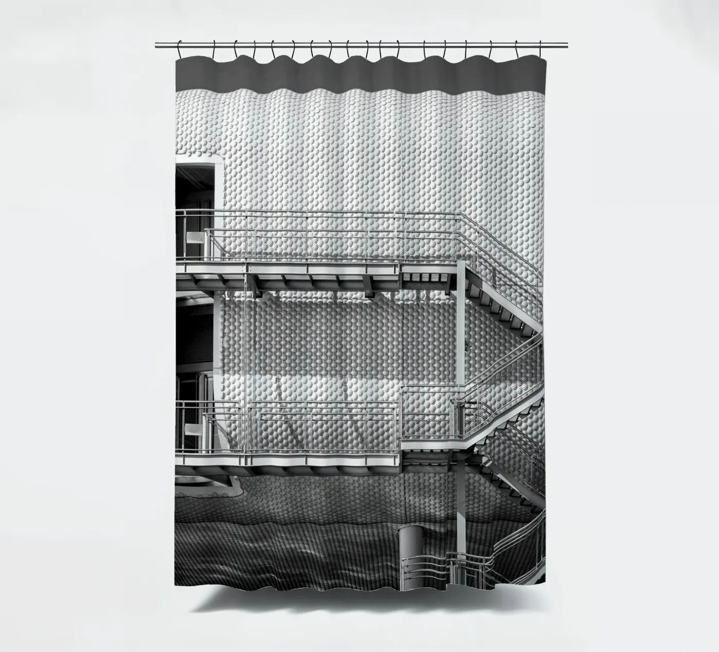 Edificio astratto tenda da doccia da anderm