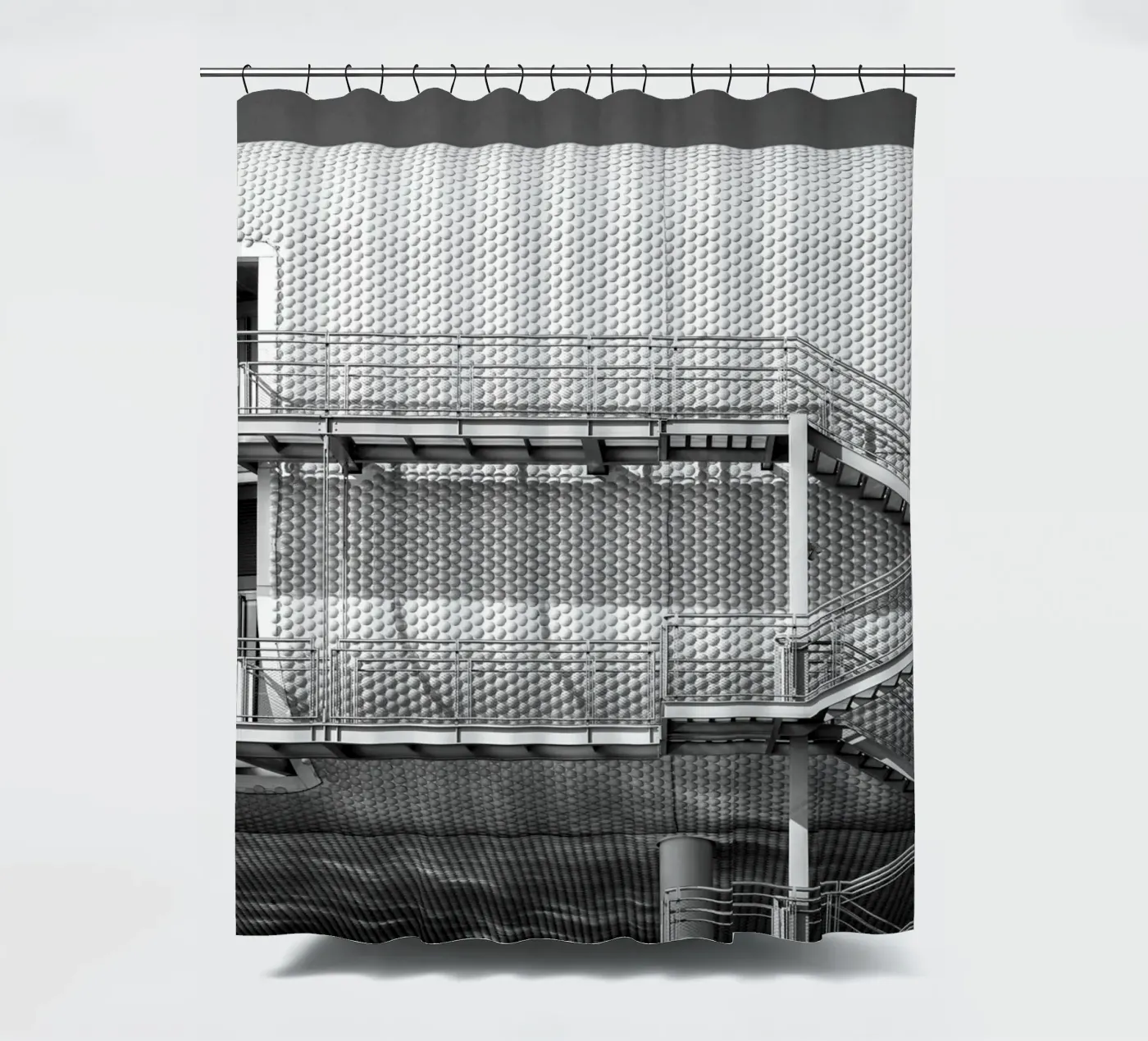 Edificio astratto tenda da doccia da anderm