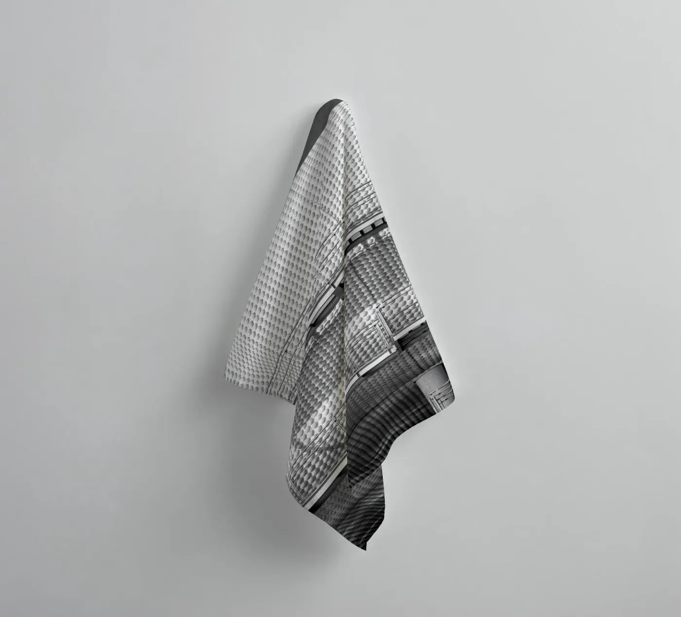 Edificio astratto asciugamano da bagno da anderm