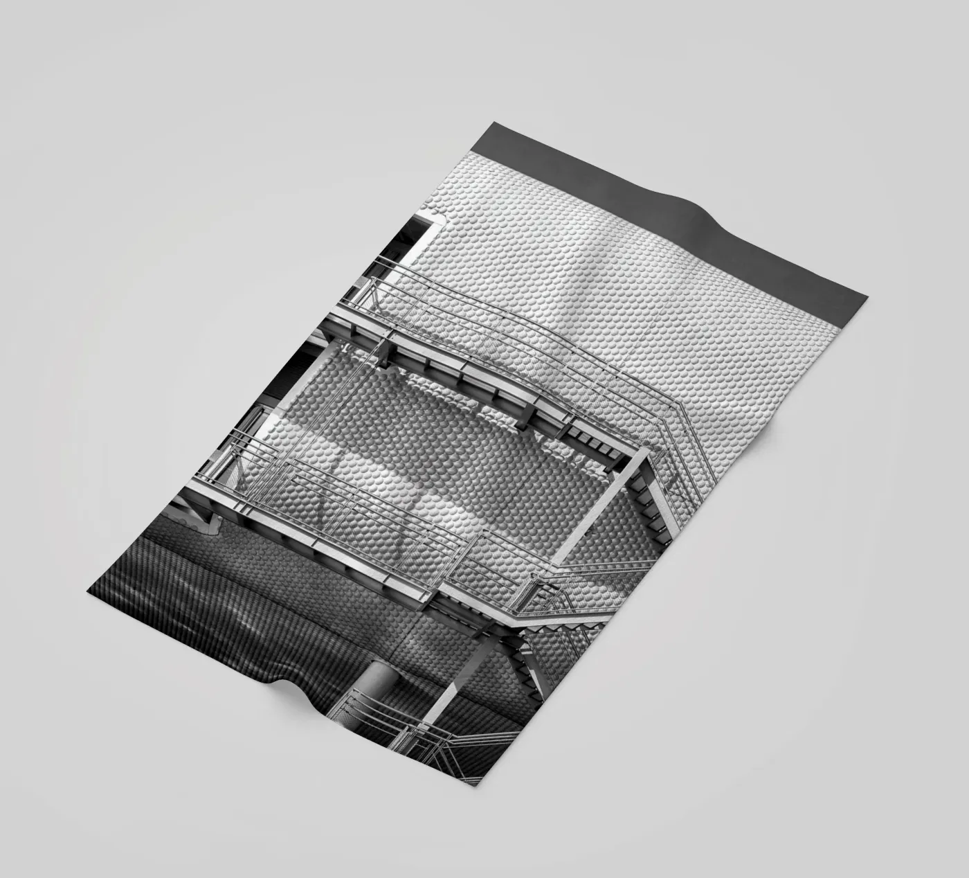 Edificio astratto telo mare da anderm