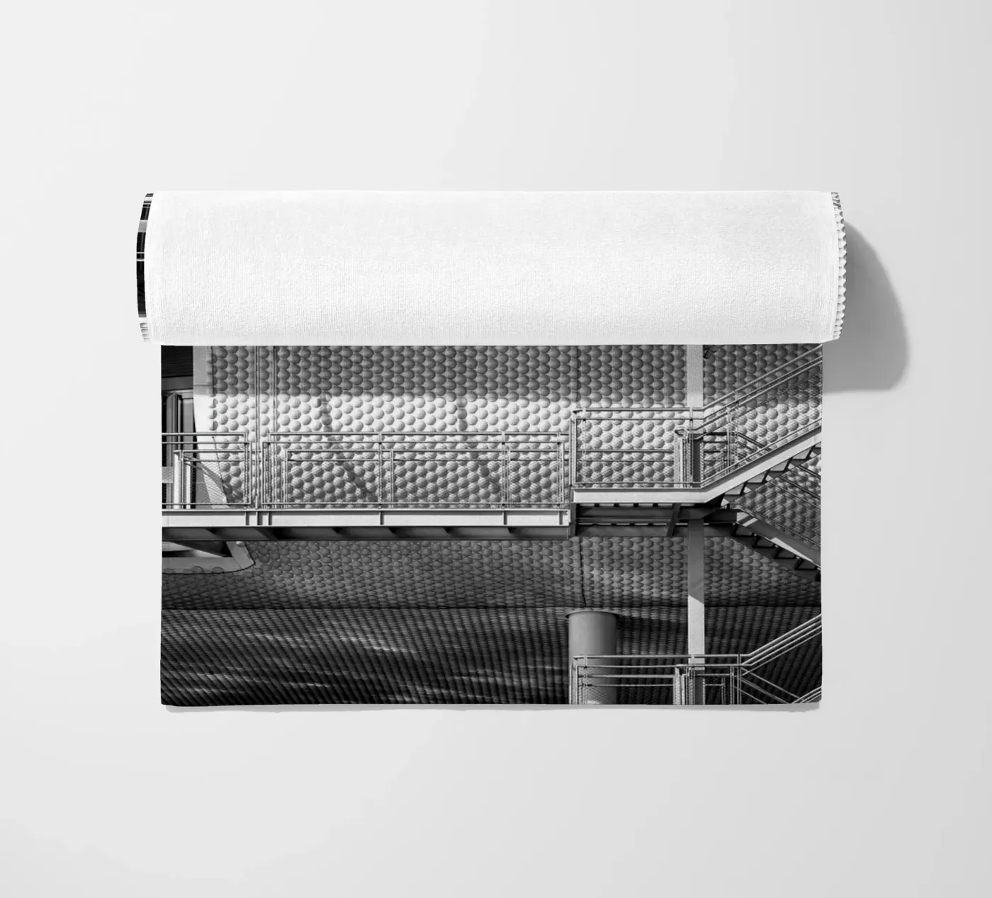 Edificio astratto telo mare da anderm