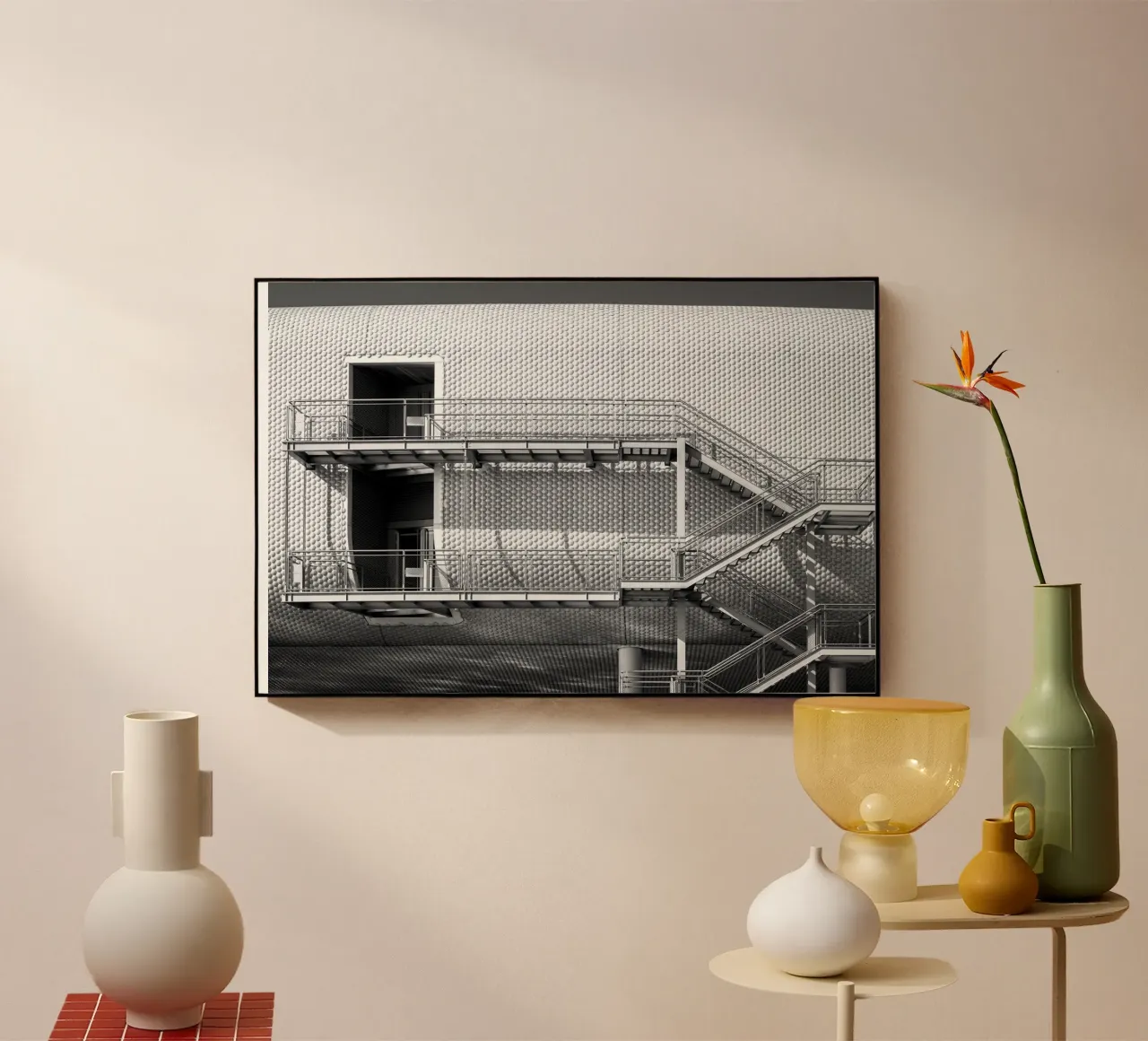 Edificio astratto plexiglass da anderm