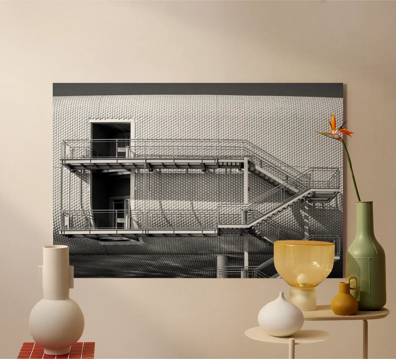 Edificio astratto plexiglass da anderm