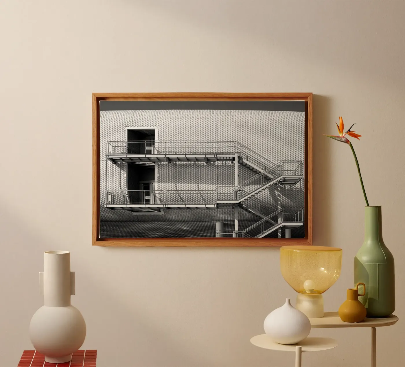 Edificio astratto tela da anderm