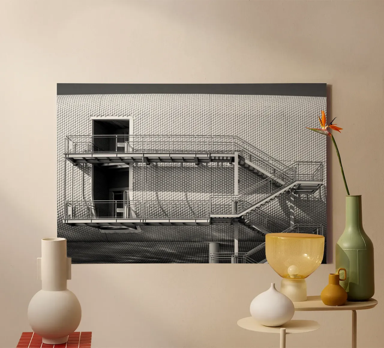 Abstract building canvas by anderm