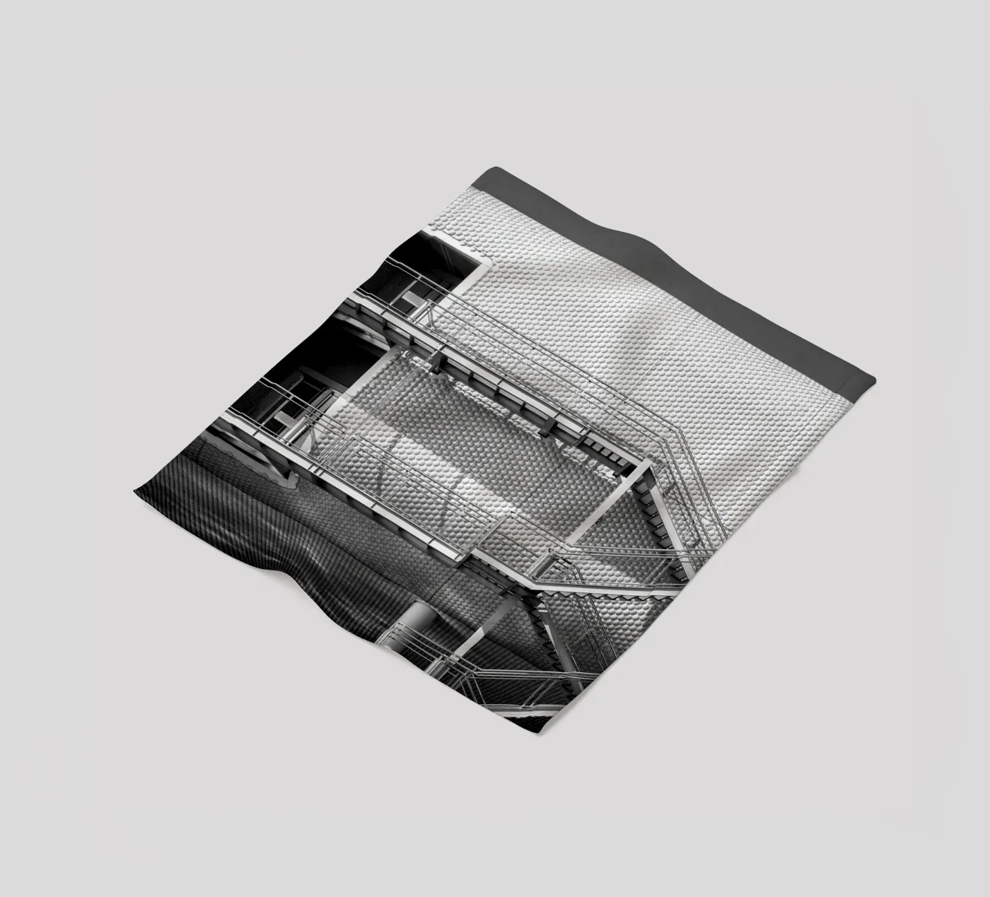 Edificio astratto coperta in pile da anderm