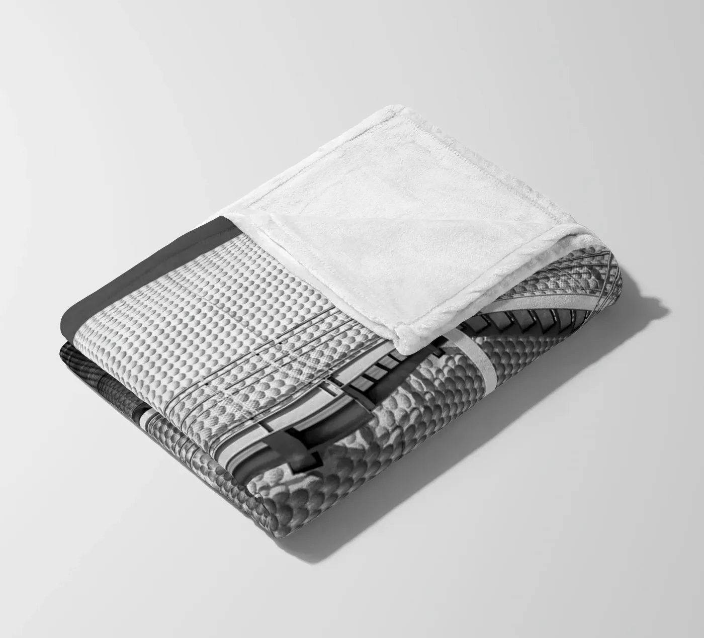 Edificio astratto coperta in pile da anderm