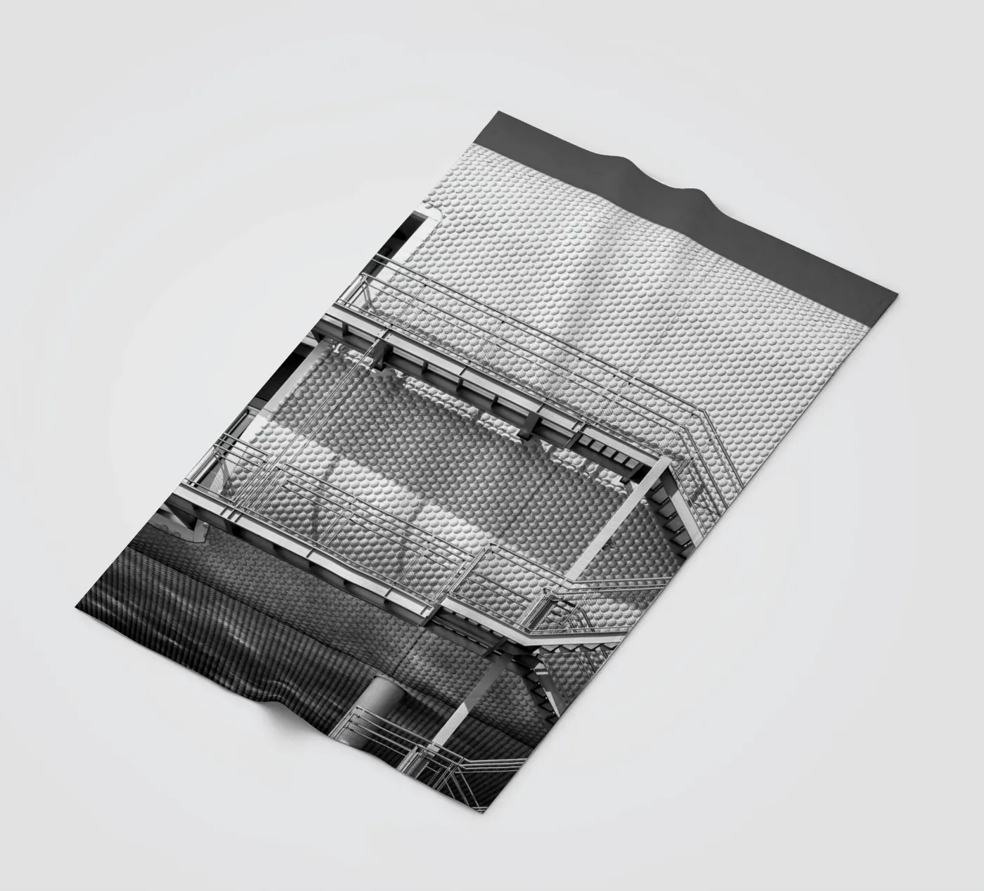 Abstract building coperta in pile da anderm