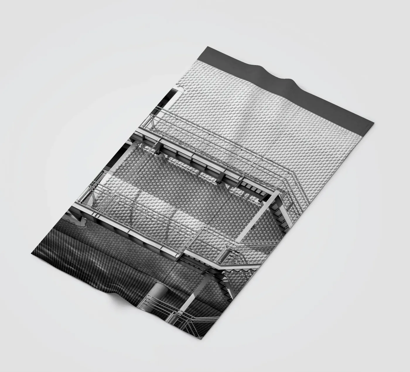 Edificio astratto coperta in pile da anderm