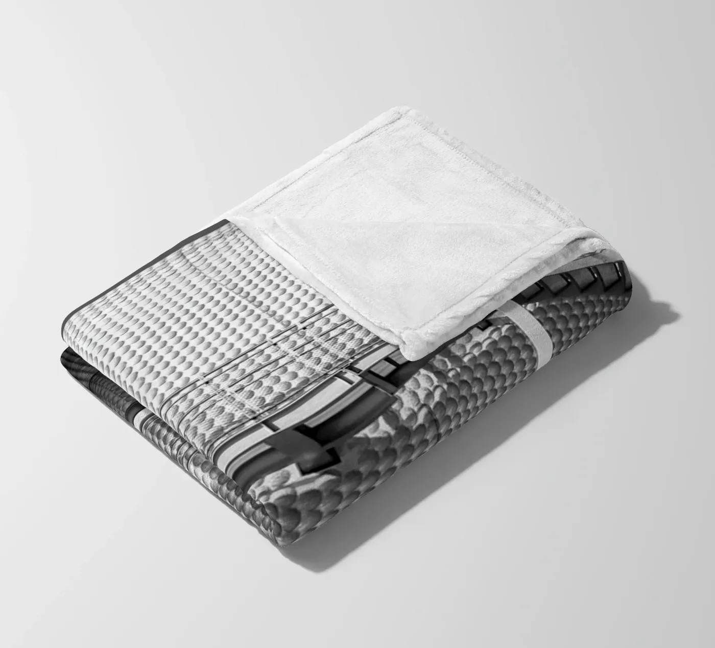 Edificio astratto coperta in pile da anderm