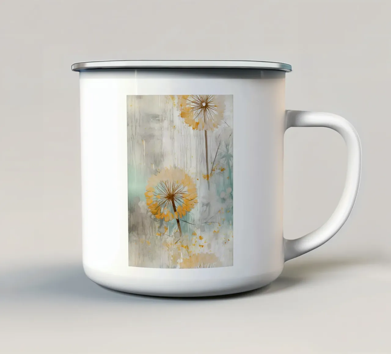 Pittura 9 tazza in smalto da Yaso Design Boho & Botanic
