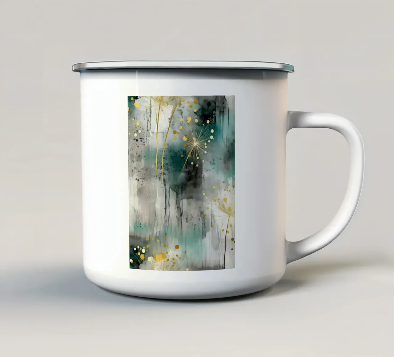 Pittura 10 tazza in smalto da Yaso Design Boho & Botanic