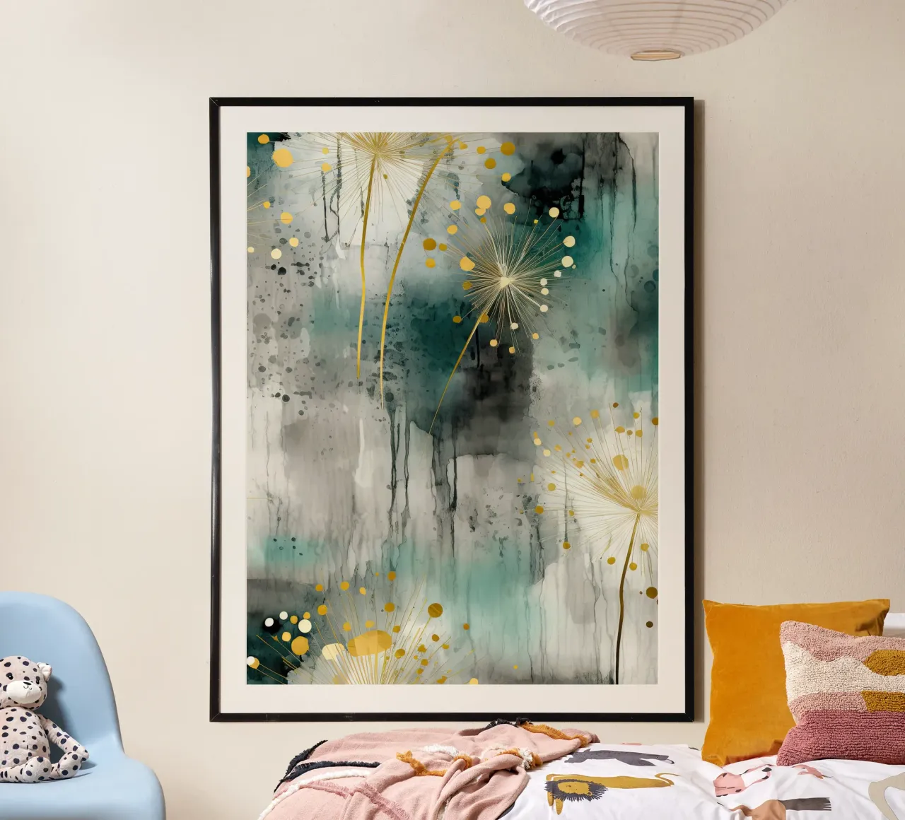 Gemälde 10 Poster mit Kunststoffrahmen von Yaso Design Boho & Botanic