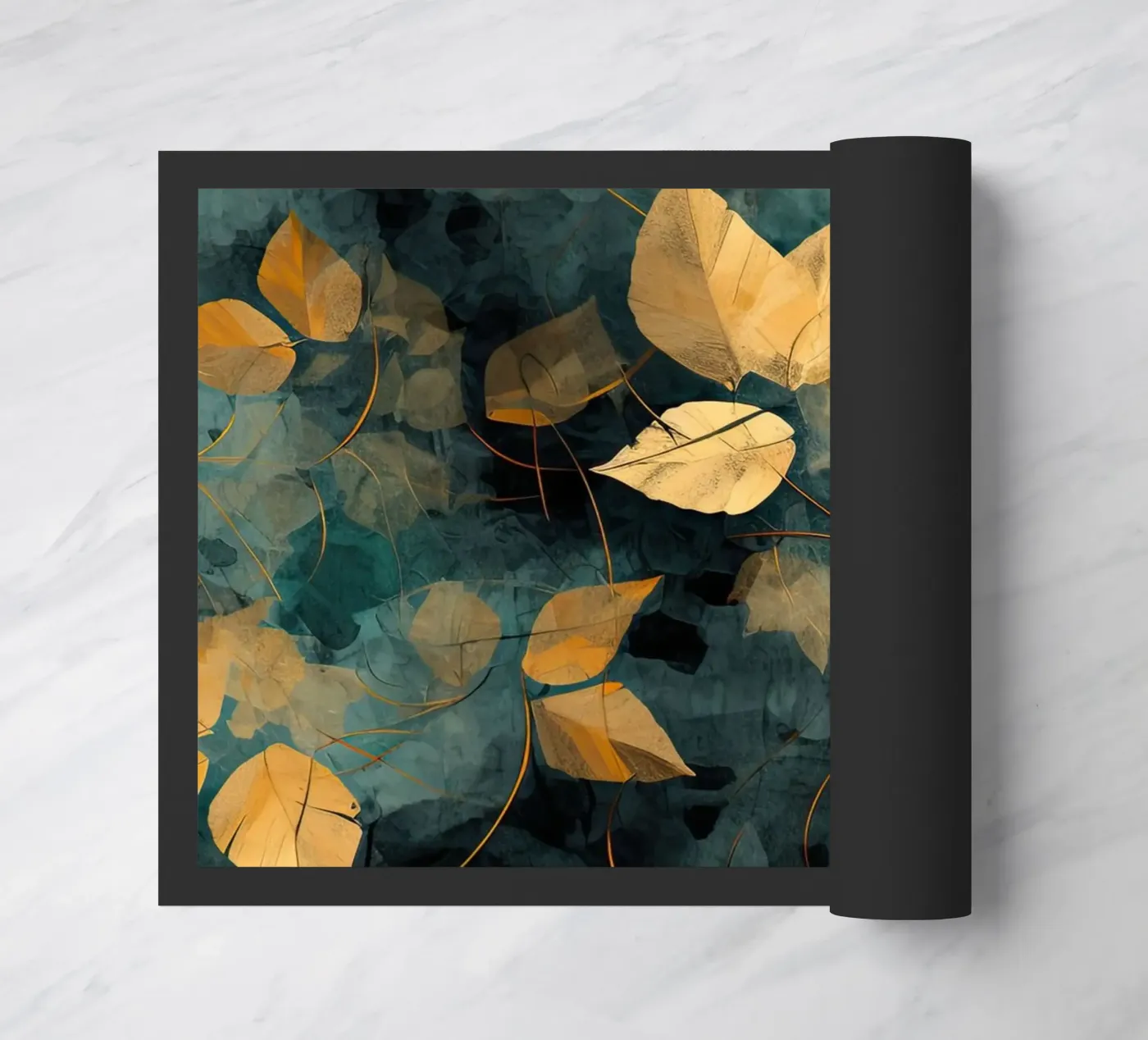 Gemälde 13 Fußmatte von Yaso Design Boho & Botanic