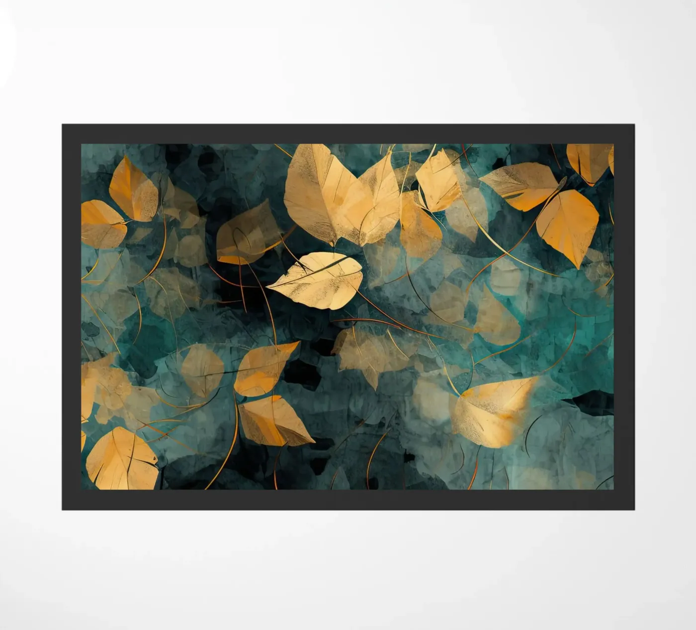 Gemälde 13 Fußmatte von Yaso Design Boho & Botanic