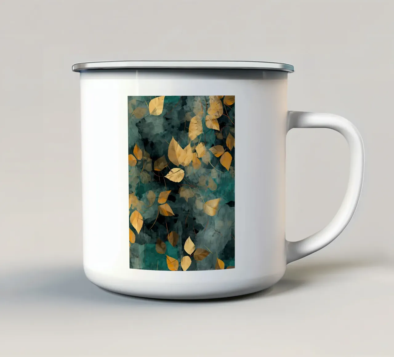 Pittura 13 tazza in smalto da Yaso Design Boho & Botanic