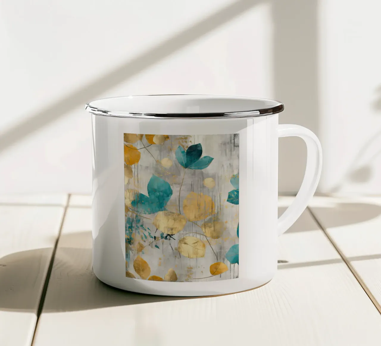 Pittura 15 tazza in smalto da Yaso Design Boho & Botanic