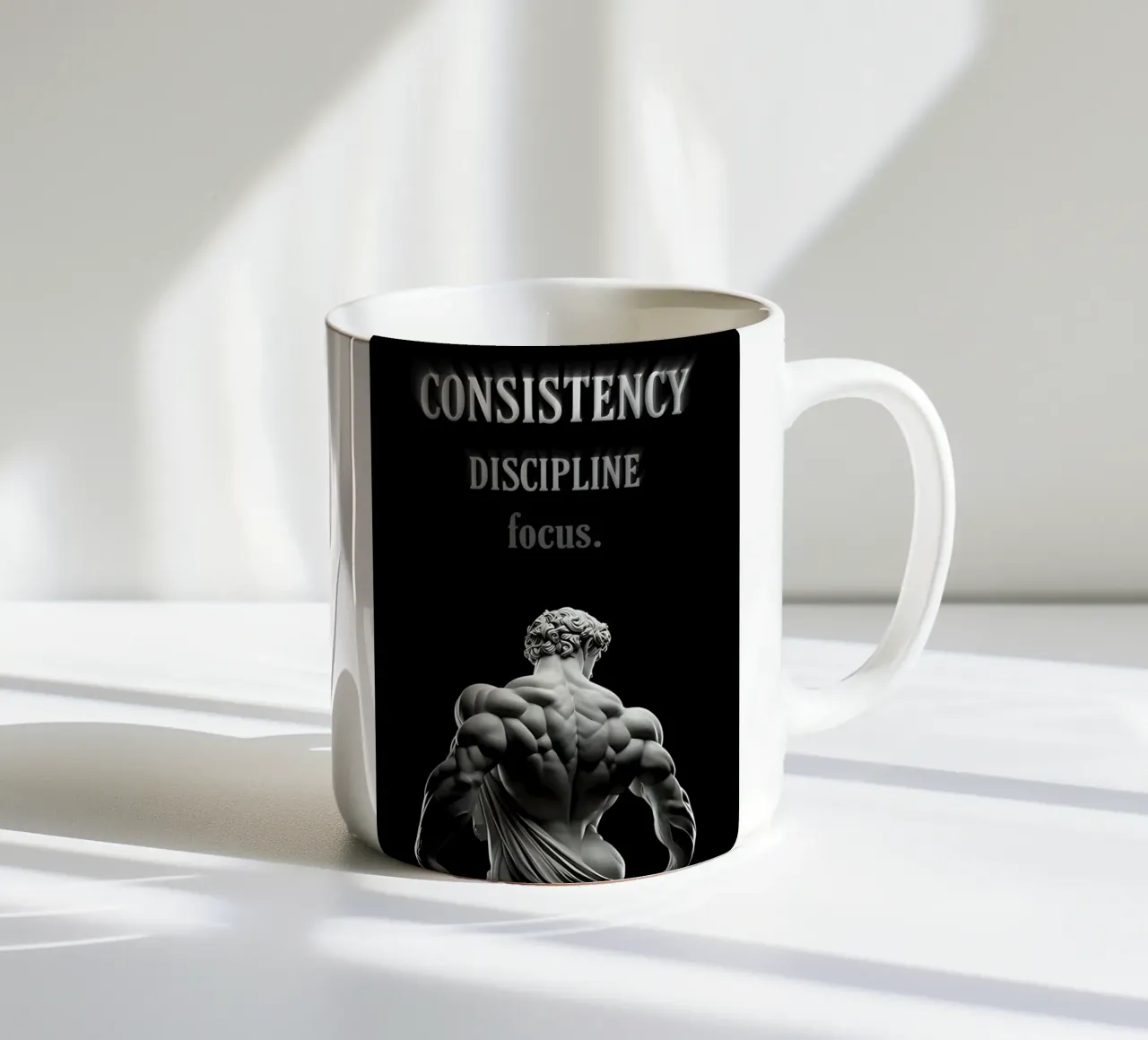 CONSISTENGY DISCIPLINE tazza in ceramica da Type & Tape