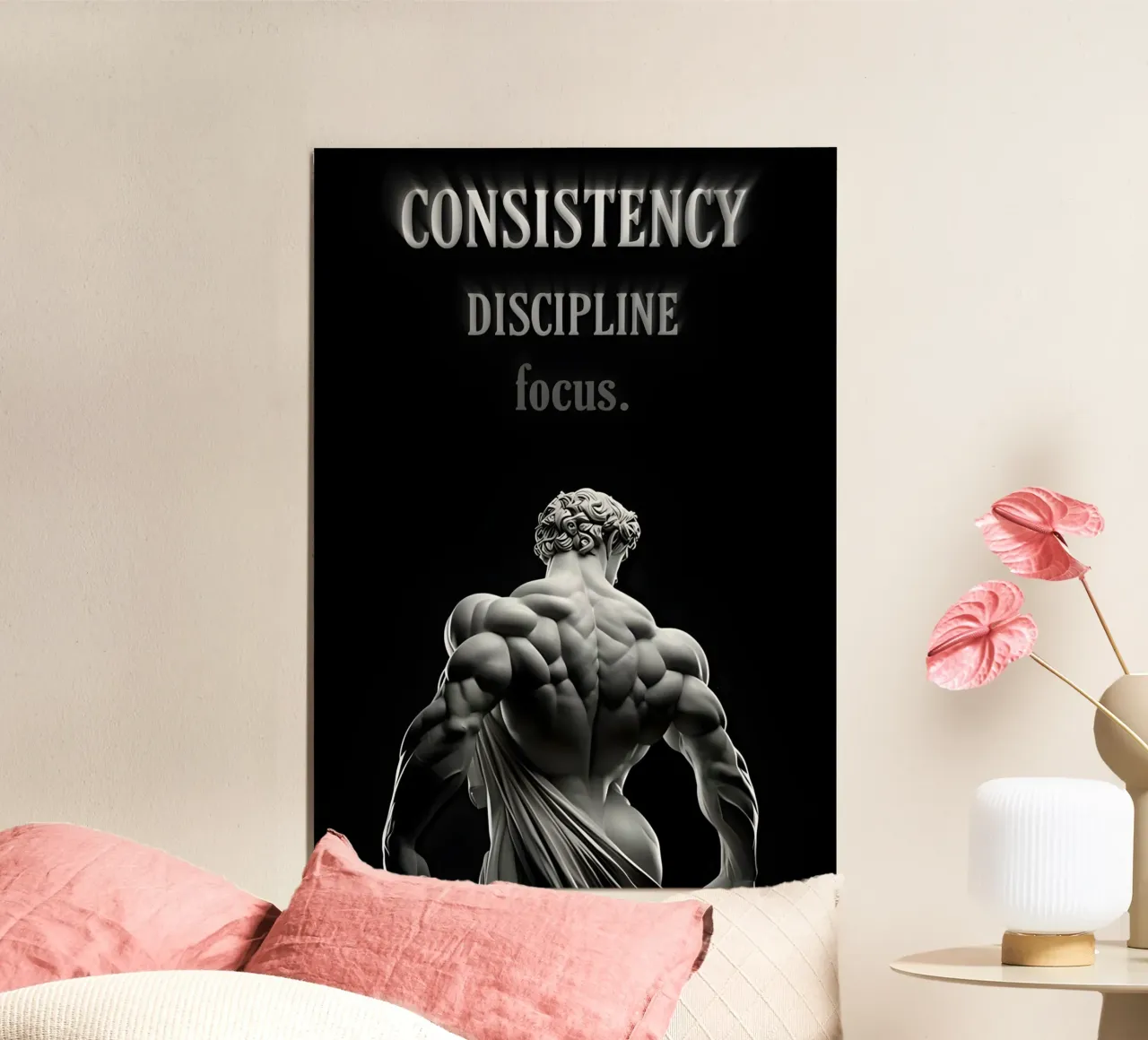 CONSISTENGY DISCIPLINE poster da Type & Tape