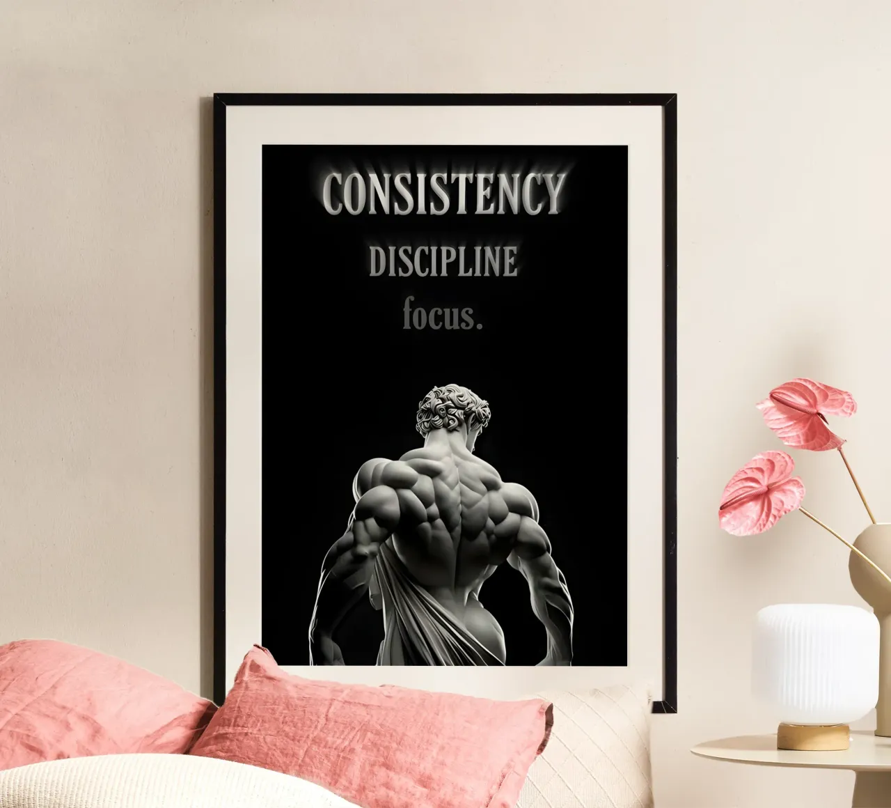 CONSISTENGY DISCIPLINE poster da Type & Tape