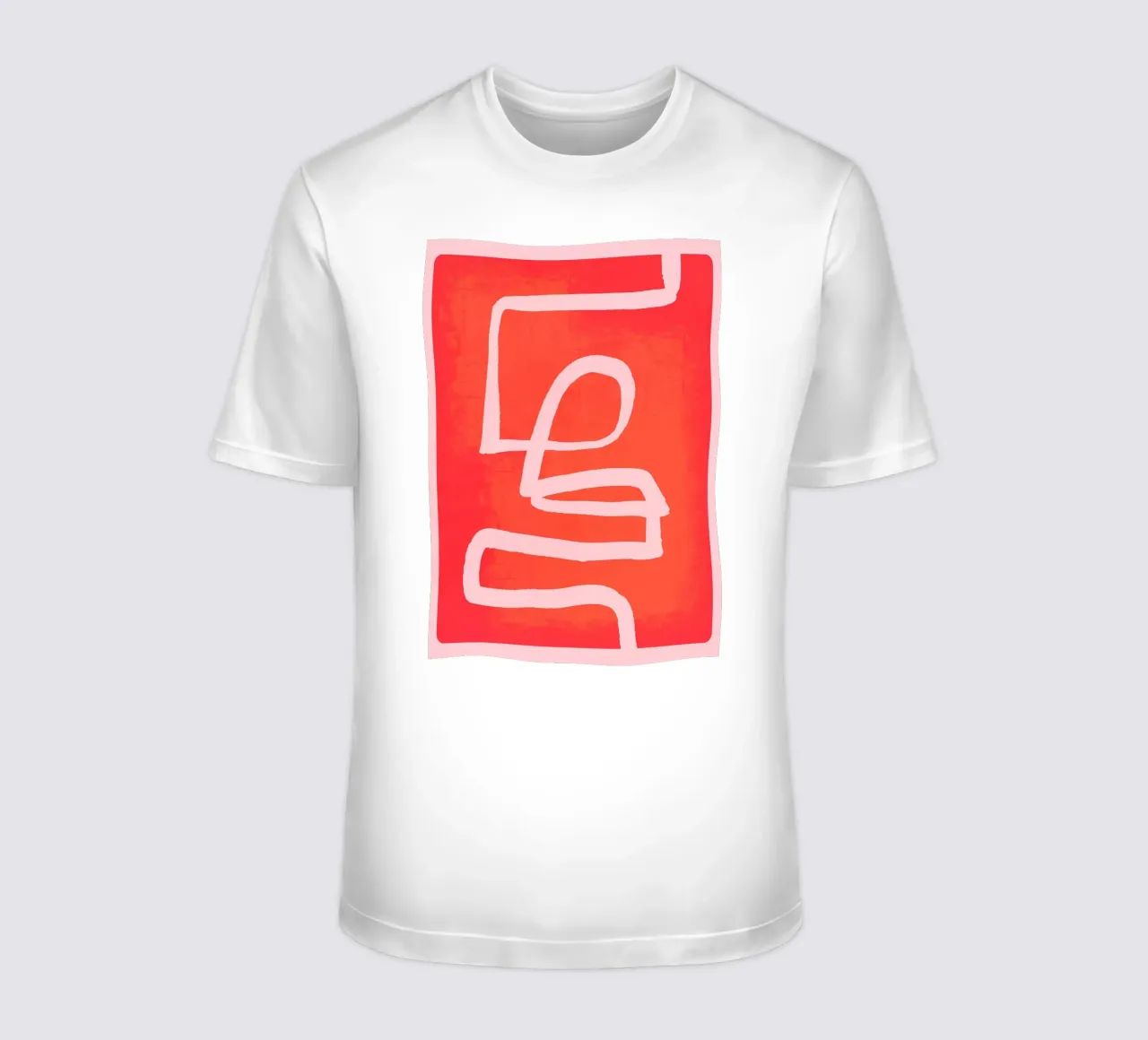 Linea astratta 207 t-shirt da ThingDesign