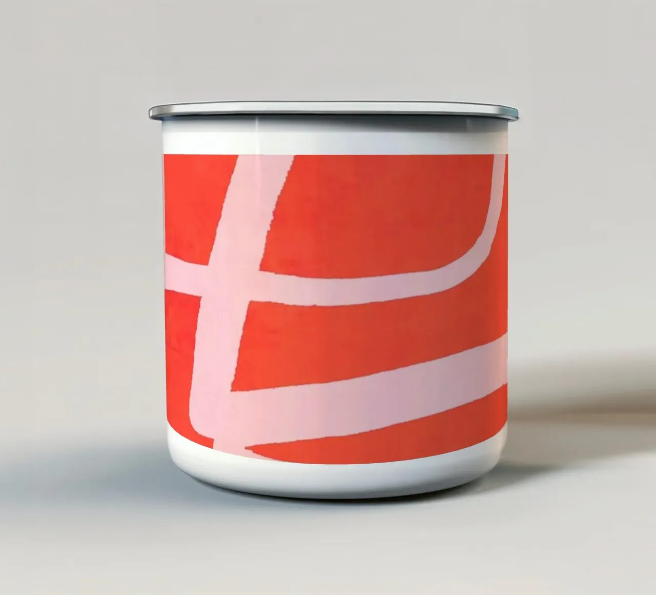 Linea astratta 207 tazza in smalto da ThingDesign