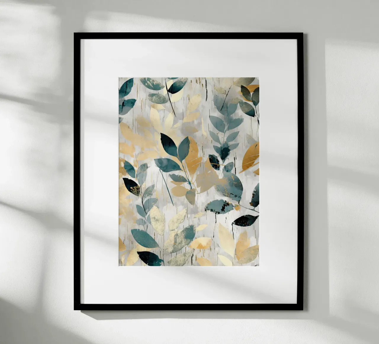 Gemälde 19 Poster mit Holzrahmen von Yaso Design Boho & Botanic