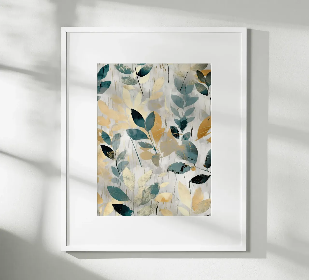 Gemälde 19 Poster mit Holzrahmen von Yaso Design Boho & Botanic