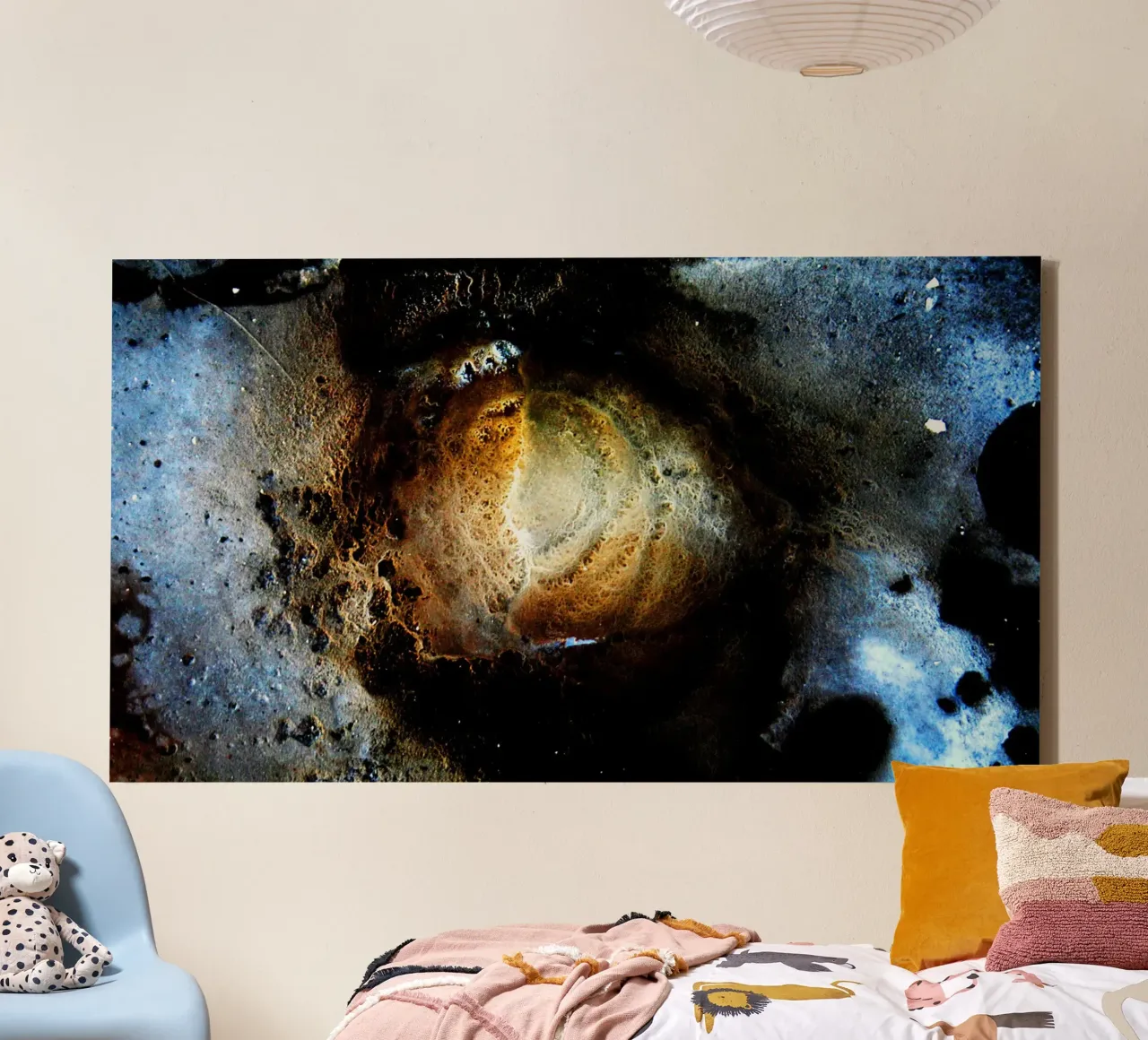 Abstract Eye Wall Art – Cosmic Galaxy Print tela con Cornice a cassetta da jay