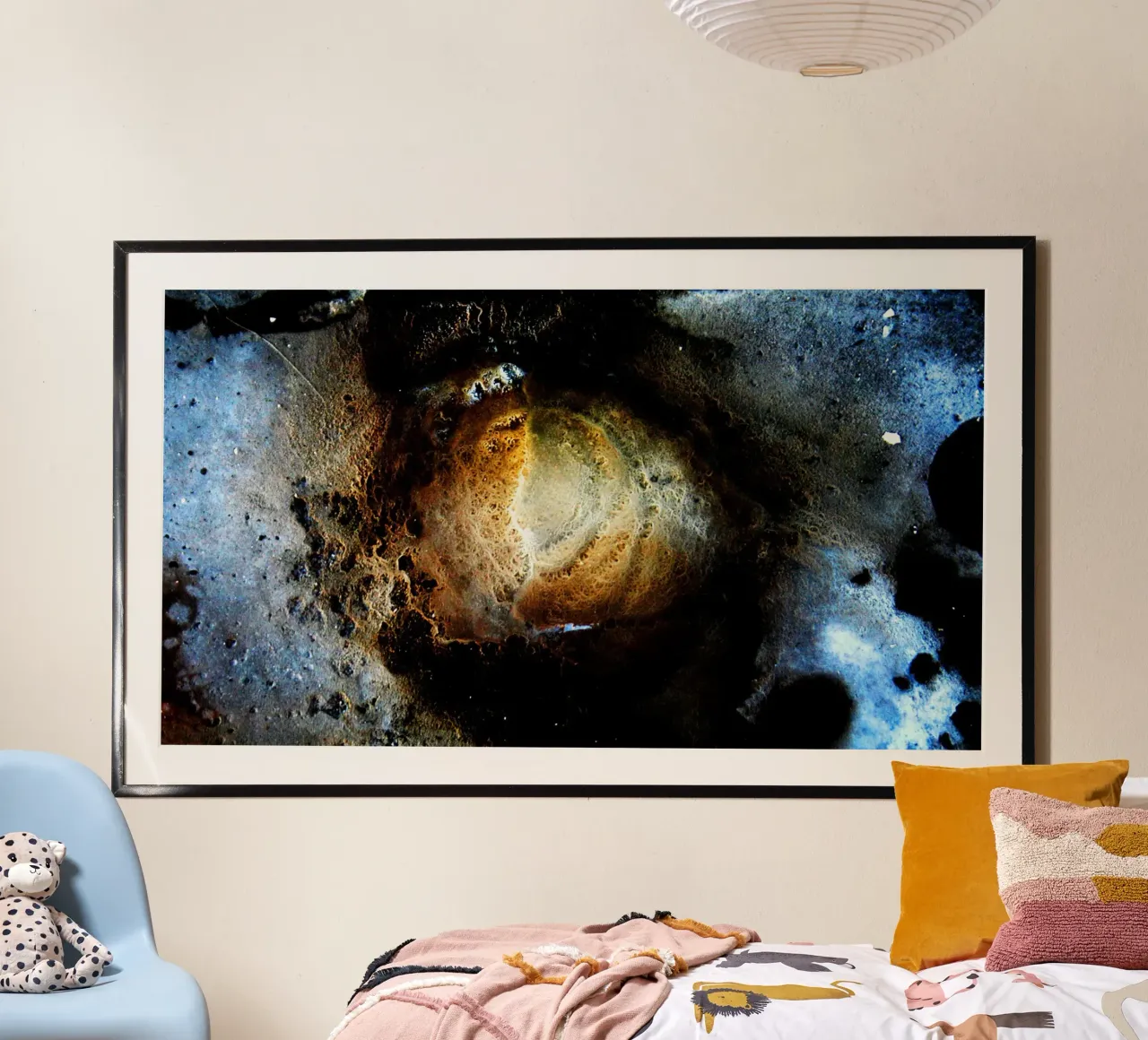 Abstract Eye Wall Art – Cosmic Galaxy Print poster con telaio in alluminio da jay