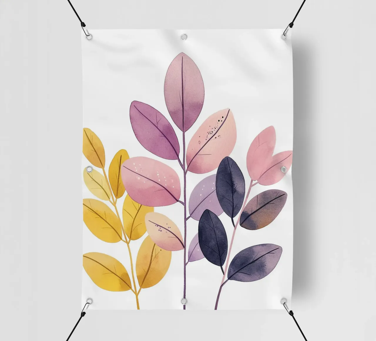 Foglie Boho 1 telo in pvc da Yaso Design Boho & Botanic