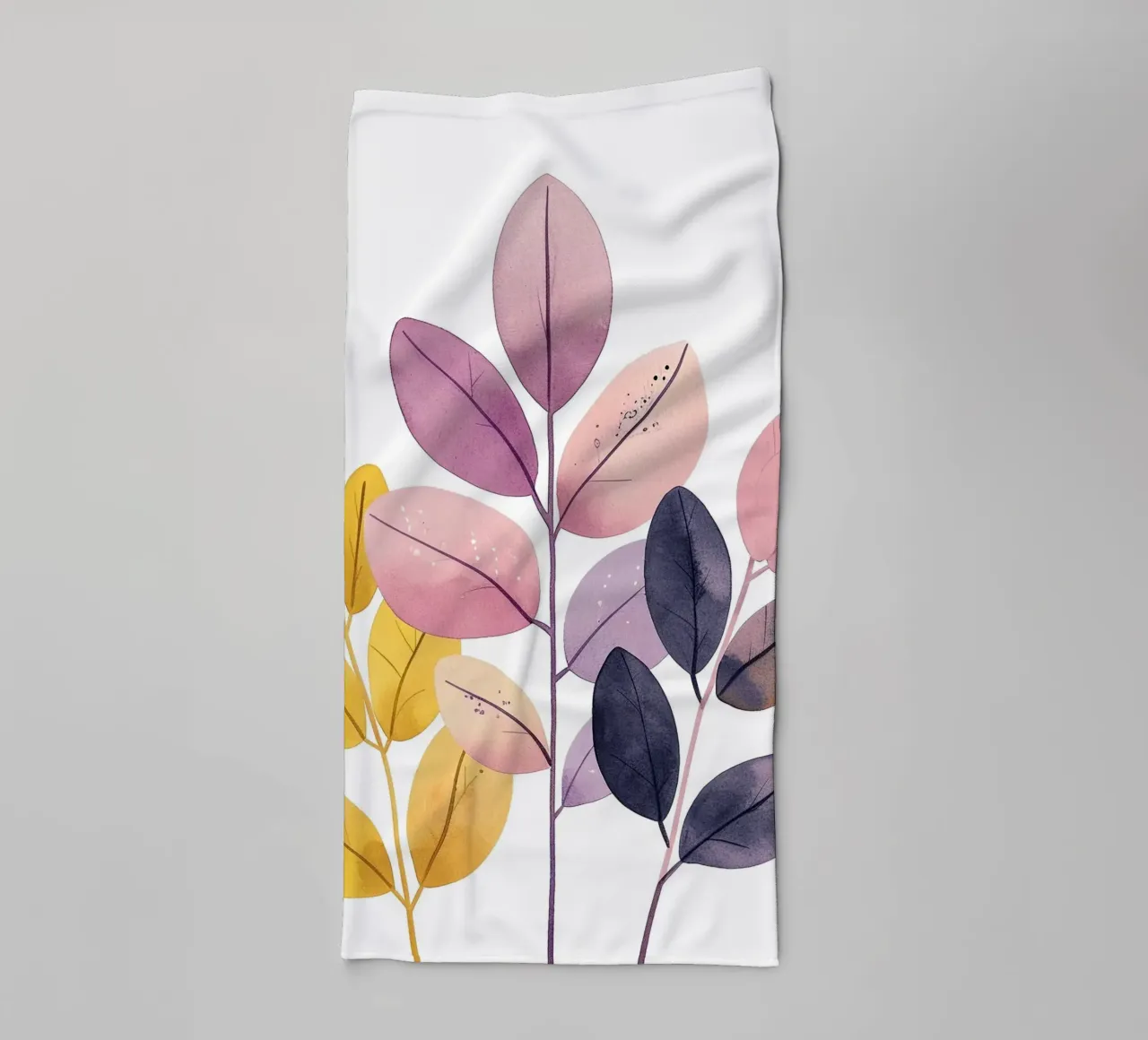 Foglie Boho 1 asciugamano da bagno da Yaso Design Boho & Botanic
