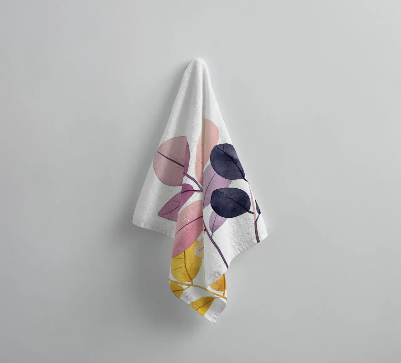 Foglie Boho 1 asciugamano da bagno da Yaso Design Boho & Botanic