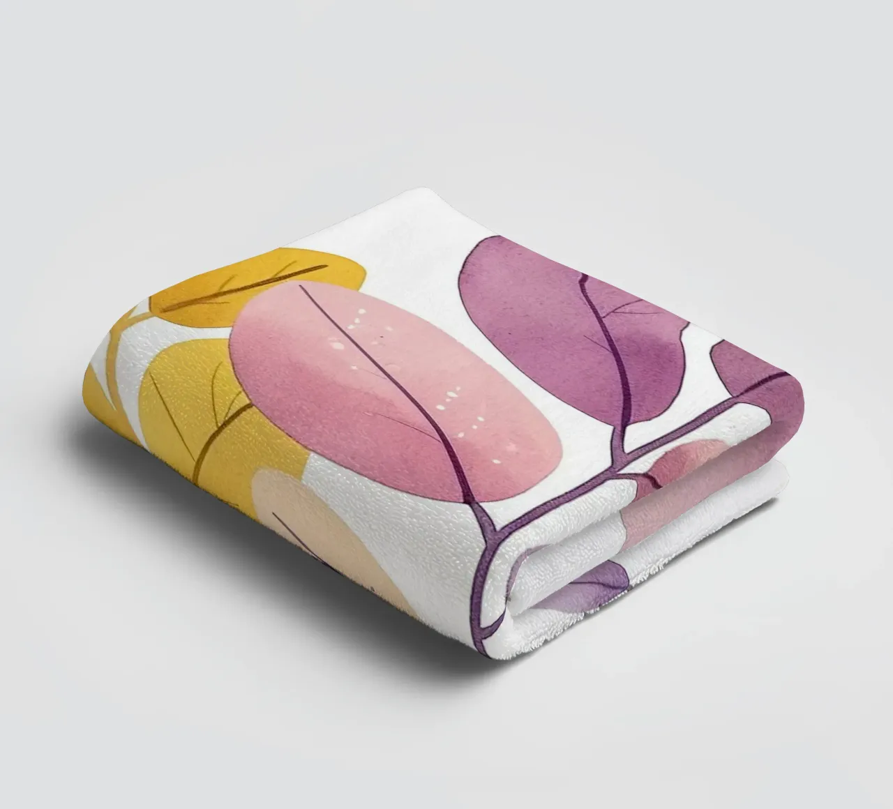 Foglie Boho 1 asciugamano da bagno da Yaso Design Boho & Botanic