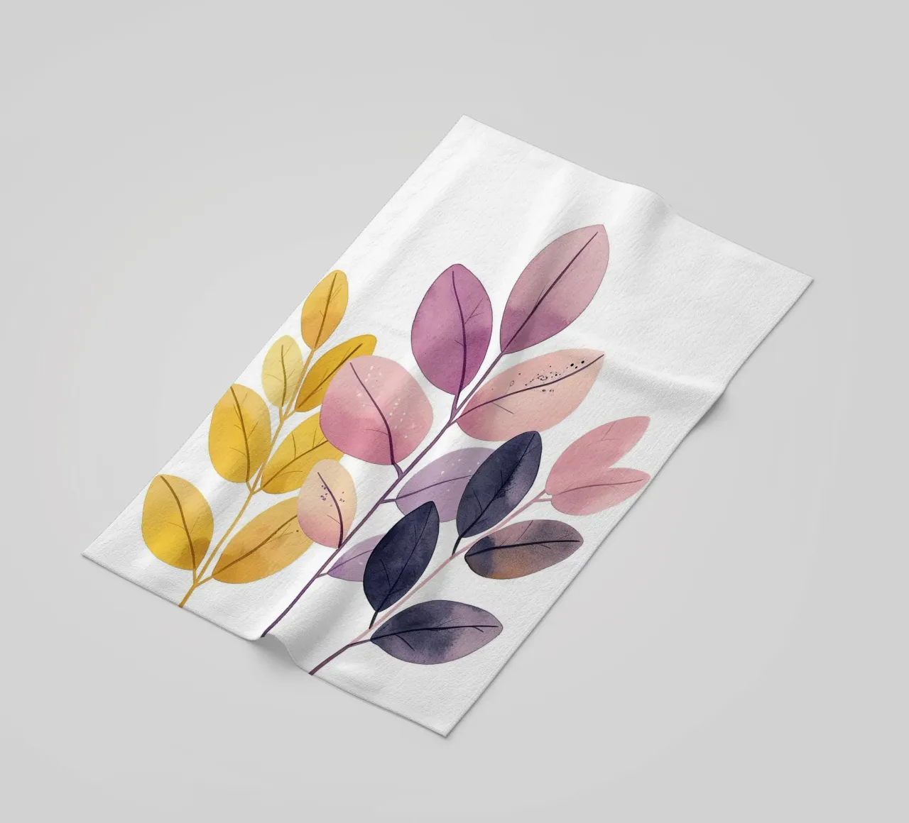 Foglie Boho 1 telo mare da Yaso Design Boho & Botanic