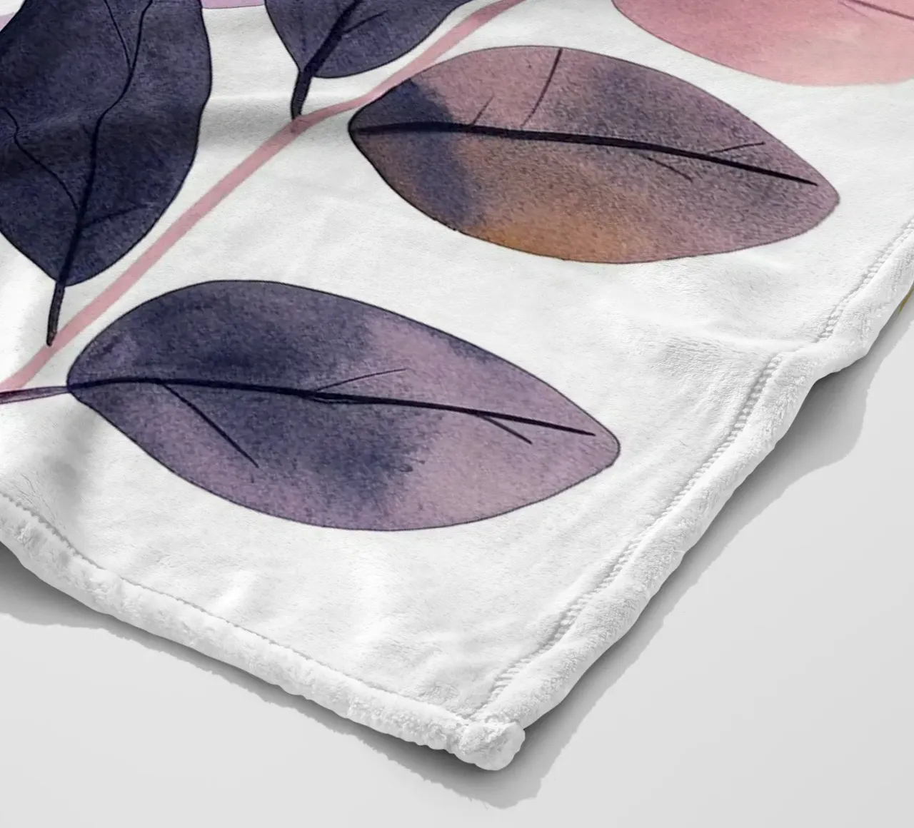 Foglie Boho 1 coperta in pile da Yaso Design Boho & Botanic