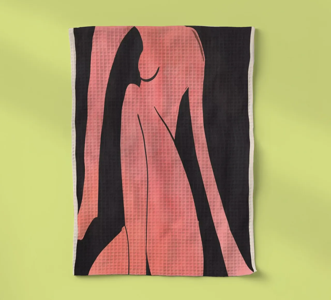 Art abstrait Figure féminine 22 torchon de ThingDesign