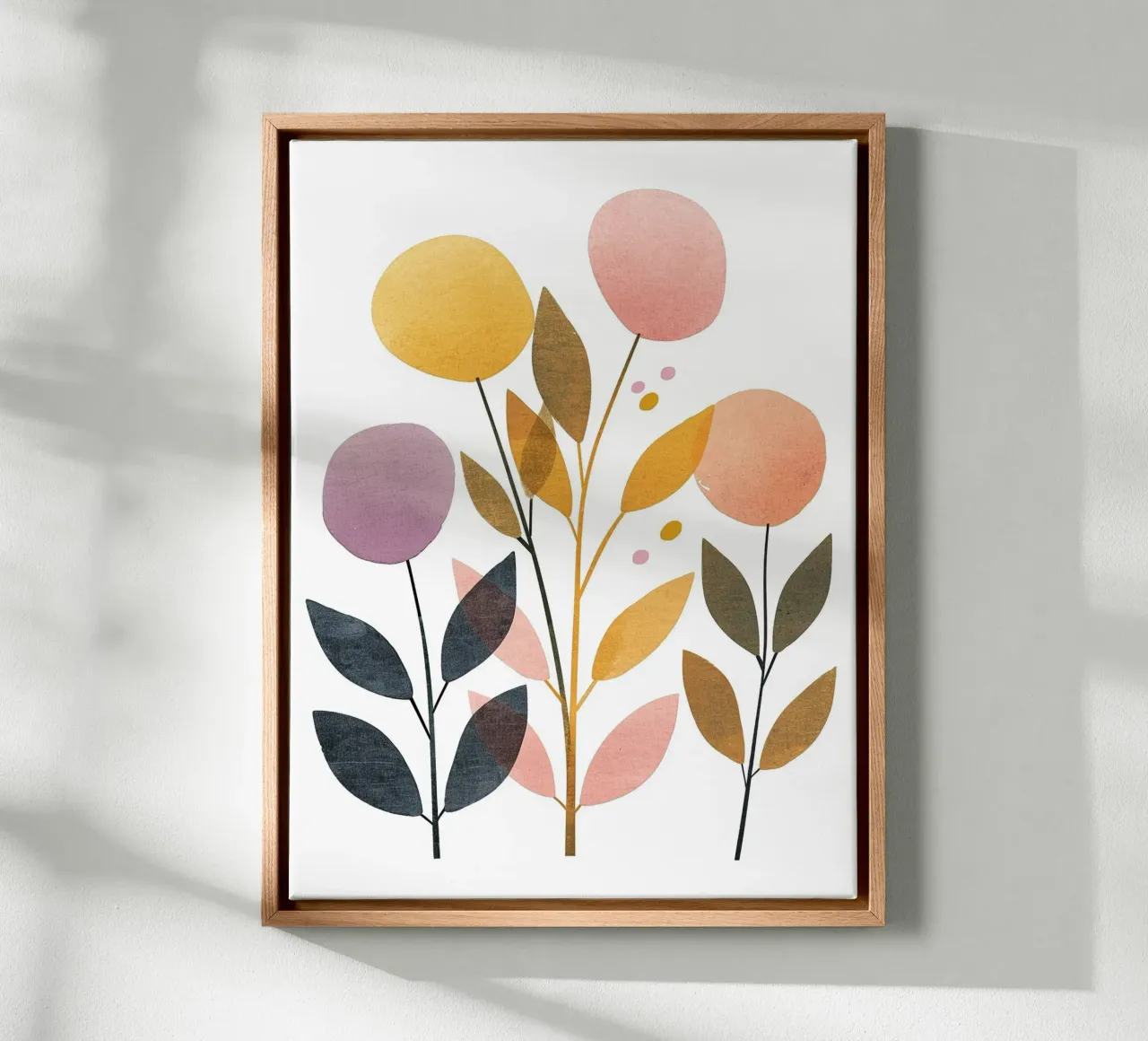 Foglie Boho 2 tela da Yaso Design Boho & Botanic