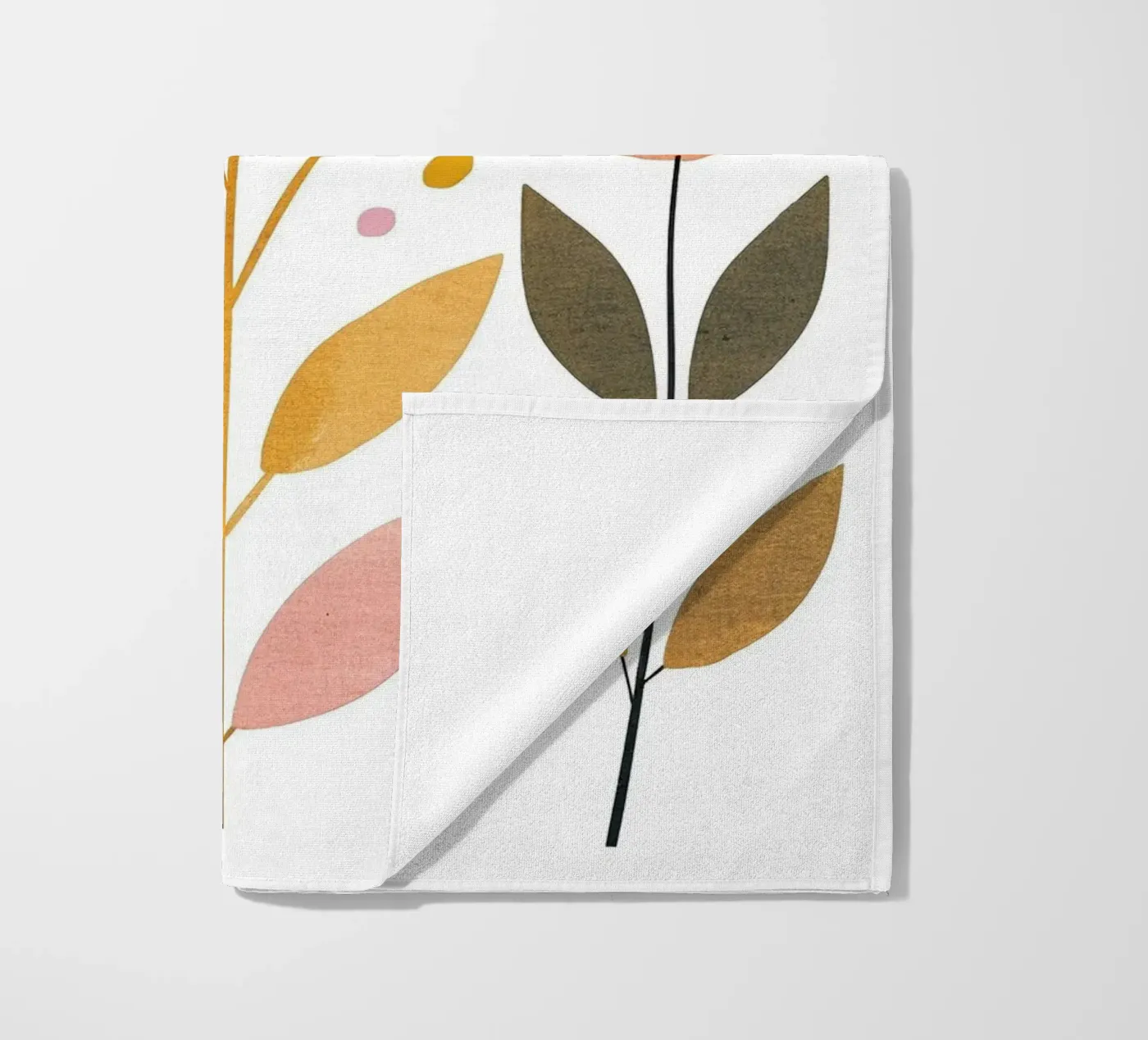 Foglie Boho 2 telo mare da Yaso Design Boho & Botanic