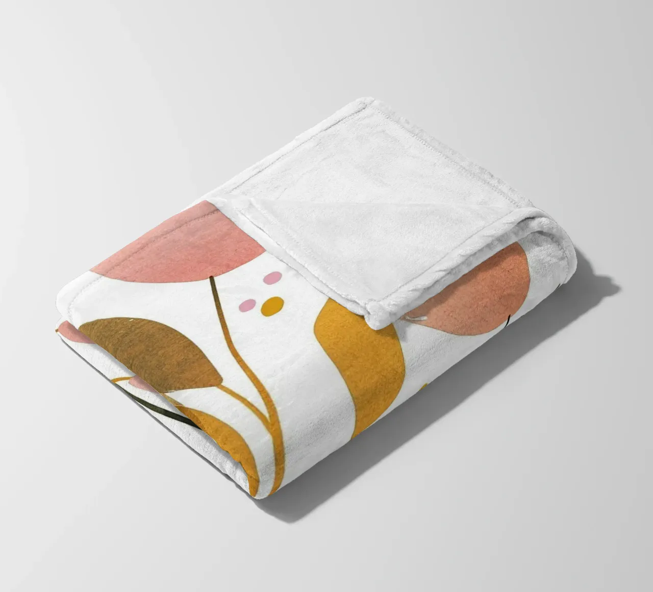Foglie Boho 2 coperta in pile da Yaso Design Boho & Botanic