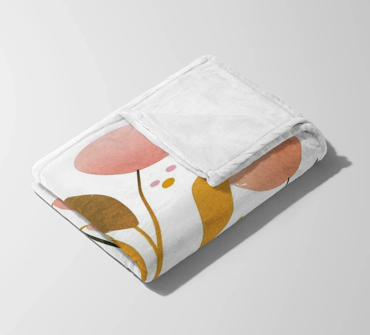 Foglie Boho 2 coperta in pile da Yaso Design Boho & Botanic