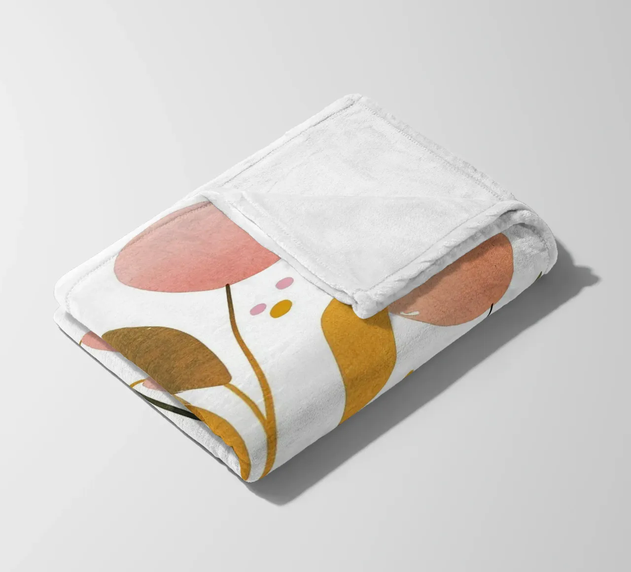 Foglie Boho 2 coperta in pile da Yaso Design Boho & Botanic