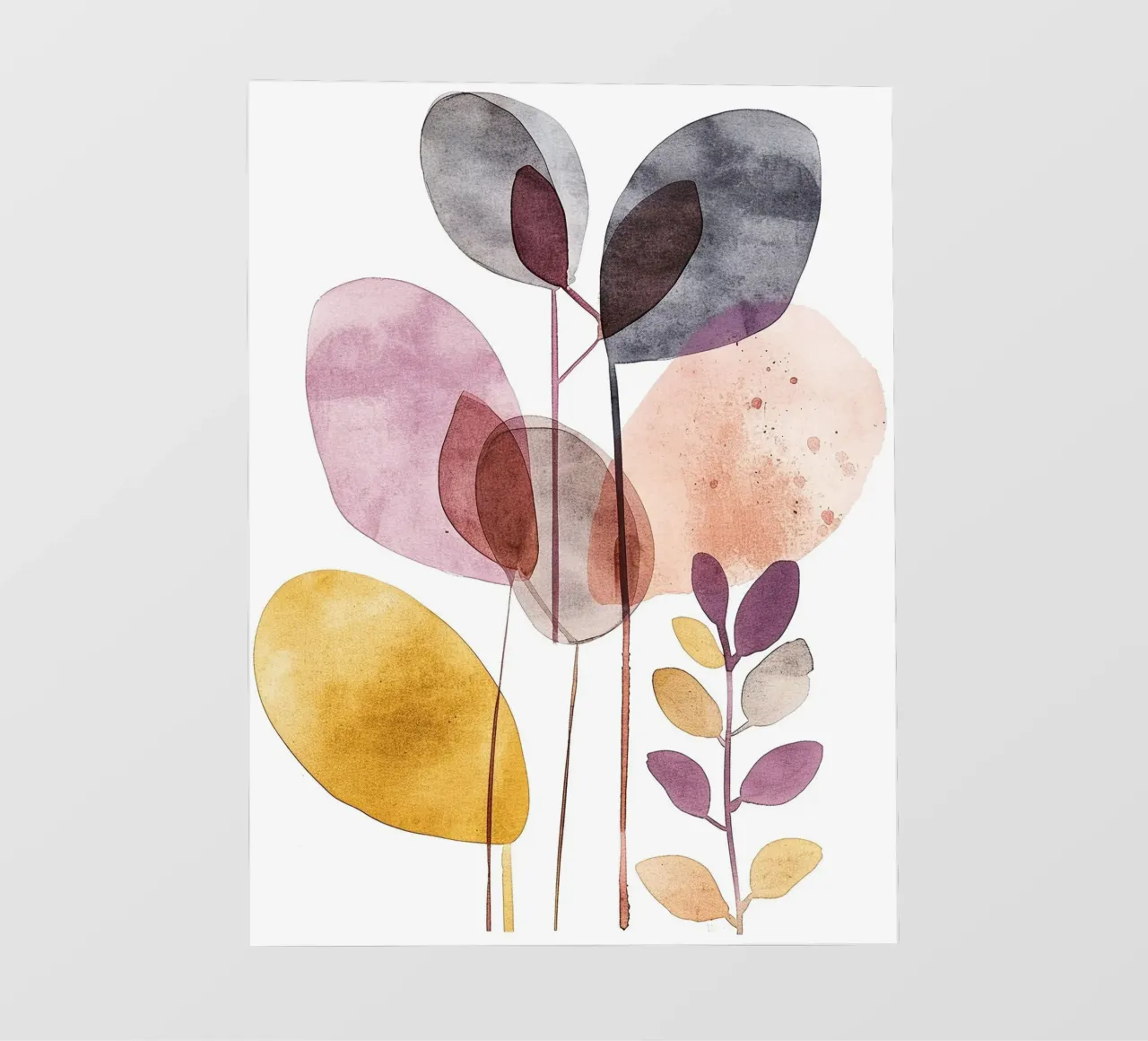 Foglie Boho 3 telo in pvc da Yaso Design Boho & Botanic