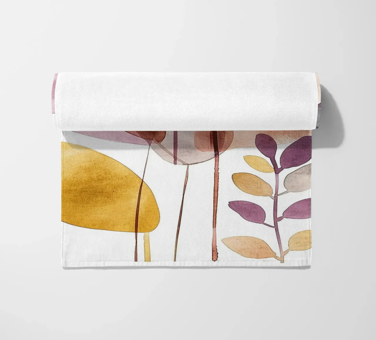 Foglie Boho 3 telo mare da Yaso Design Boho & Botanic